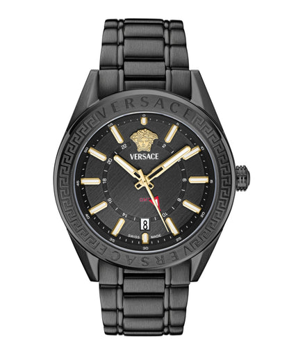 Versace V-Code GMT Bracelet Watch