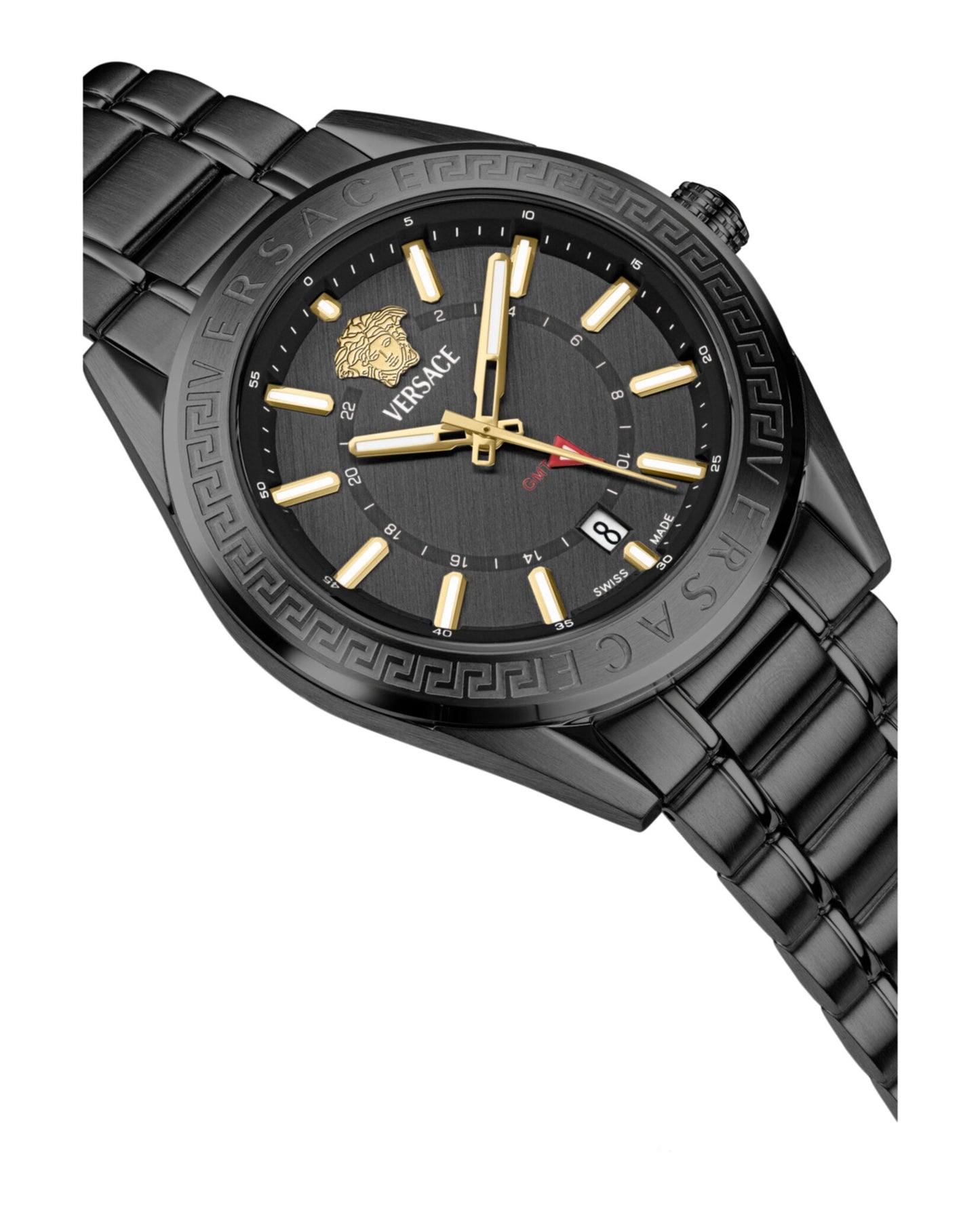Versace V-Code GMT Bracelet Watch