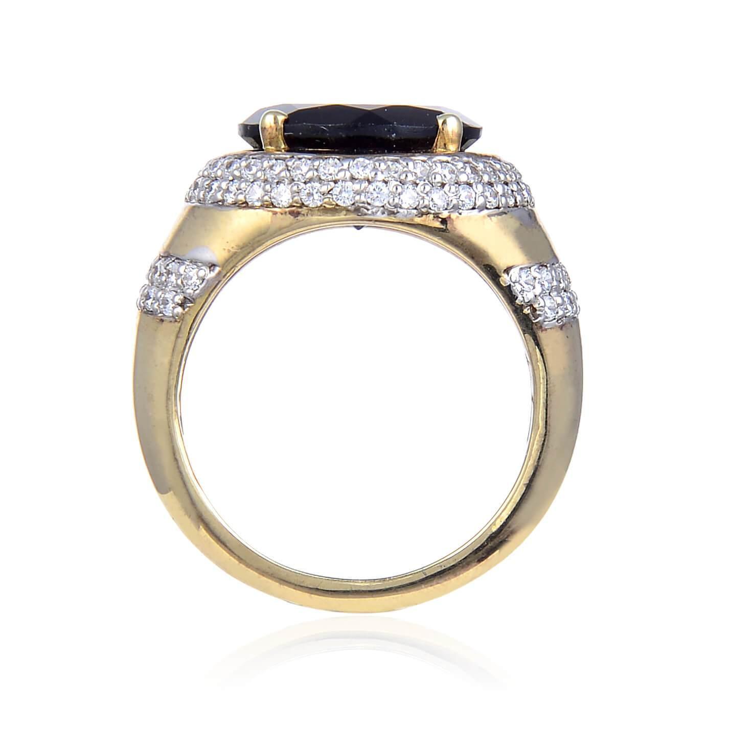 Smokey Quartz Statement Ring