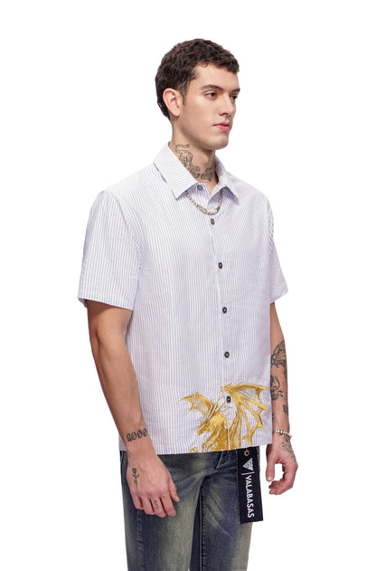 Valabasas Fugazi Button Down Shirt - White