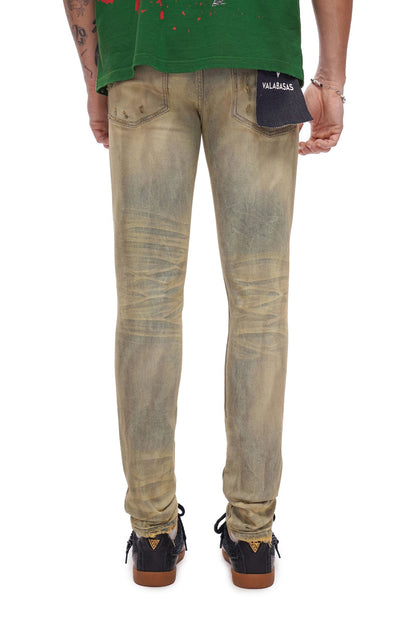 Valabasas Collage Skinny Denim Jean - Vintage Wash