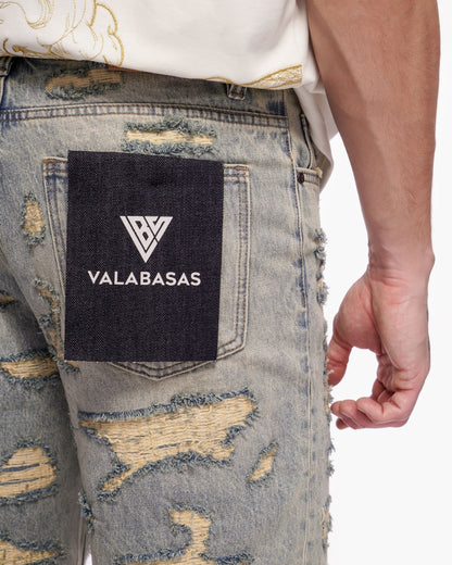 Valabasas Incise Jorts - Vintage Wash