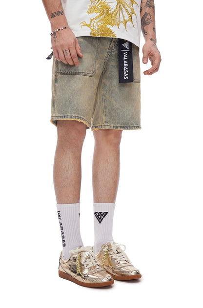 Valabasas Kuroto Denim Shorts - Vintage Wash