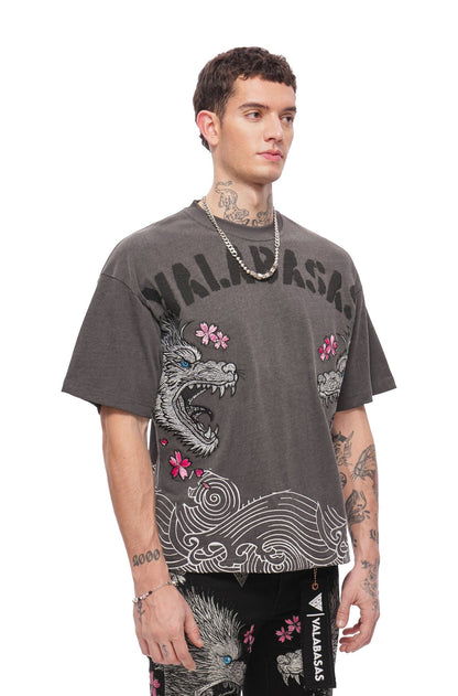 Valabasas Ikari Tee - Washed Black