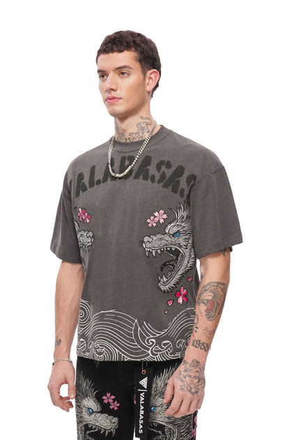 Valabasas Ikari Tee - Washed Black