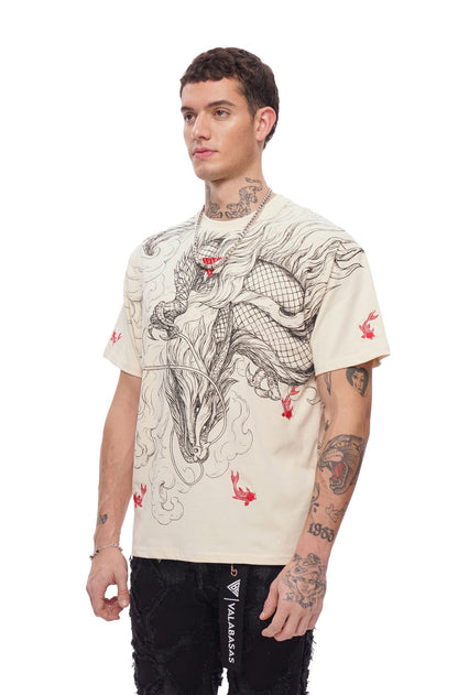 Valabasas Mythic Flow Tee - Beige