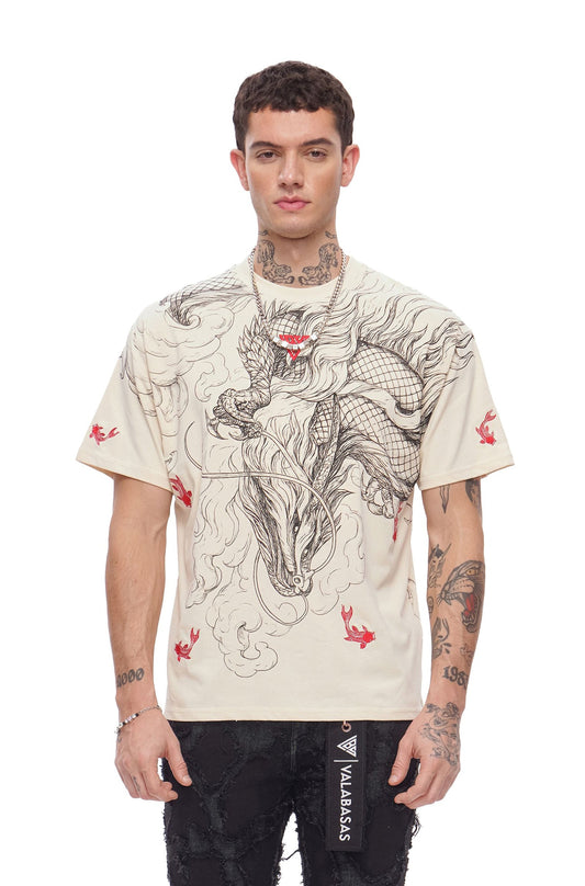 Valabasas Mythic Flow Tee - Beige