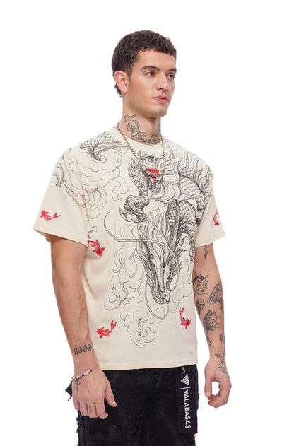 Valabasas Mythic Flow Tee - Beige
