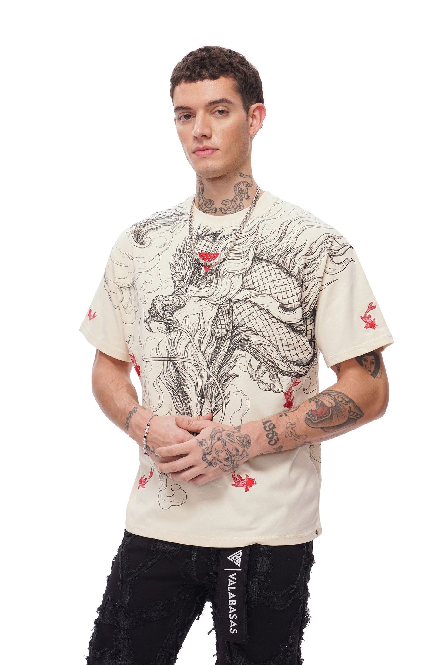 Valabasas Mythic Flow Tee - Beige