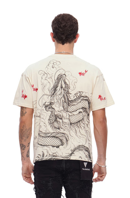 Valabasas Mythic Flow Tee - Beige