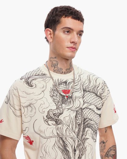 Valabasas Mythic Flow Tee - Beige