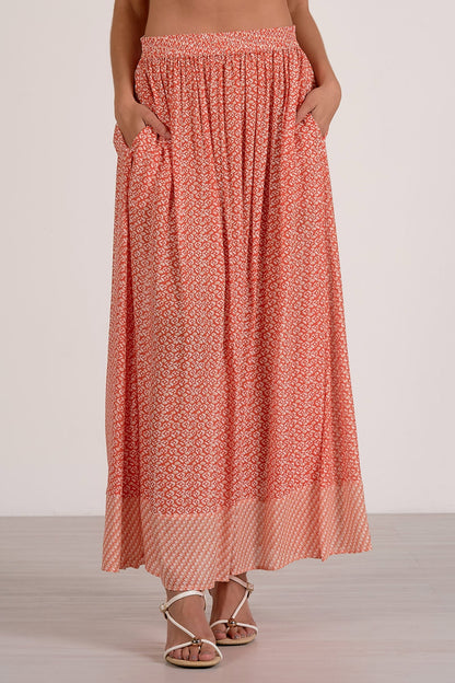 Zina Skirt Red Zina