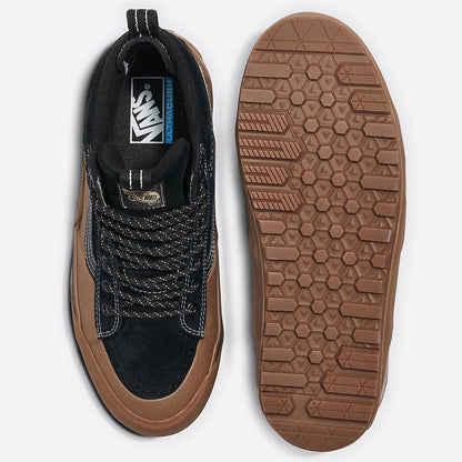 [vn0009qkb9m] Mens Vans Sk8-hi Dip Mte-2 - Black/gum