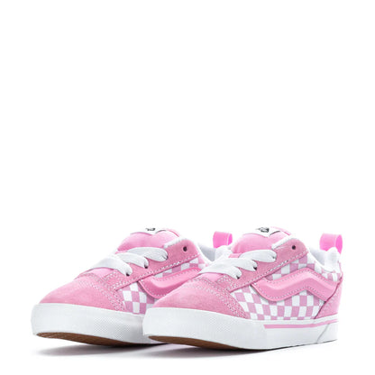 [vn000d0k2w0] Toddlers Vans Knu Skool - Pink/white