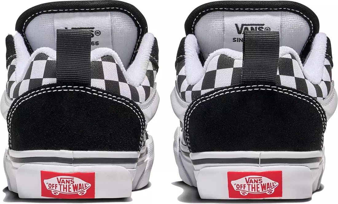 [vn000d2tbpb] Youth Vans Knu Skool Checkerboard - Black