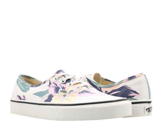 Vans Authentic Marshmallow Sneakers — Vintage Floral Low-Top