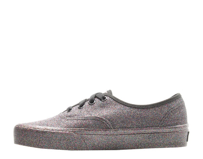 Vans Authentic Rainbow Glitter Sneakers — Black Low-Top