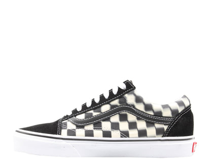 Vans Old Skool Blur Check Classic Sneakers — Black Low-Top