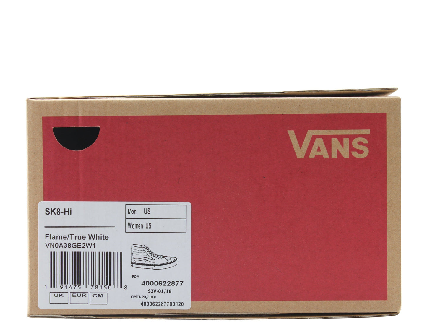 Vans Sk8 Hi Flame Classic Hi Top Sneakers — True White