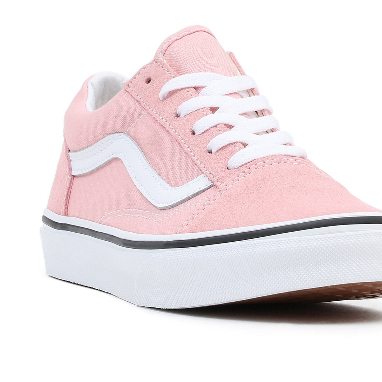 [vn0a4uhz9al] Youth Vans Old Skool - Pink/white