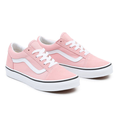 [vn0a4uhz9al] Youth Vans Old Skool - Pink/white