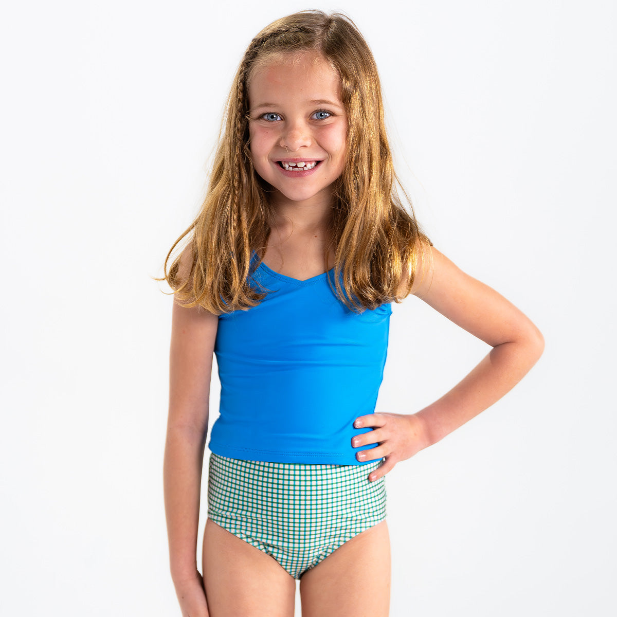 V Neck Tankini Top (Girls)