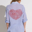 Blue White Heart