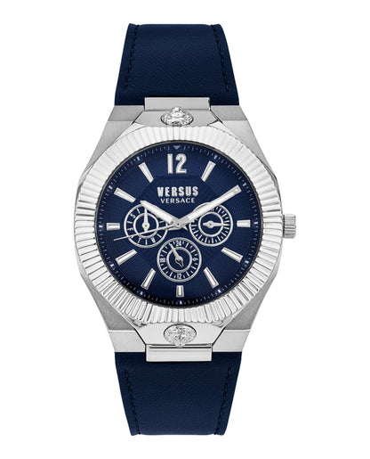 Versus Versace  Echo Park Multifunction Leather Watch