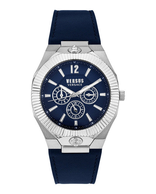 Versus Versace  Echo Park Multifunction Leather Watch