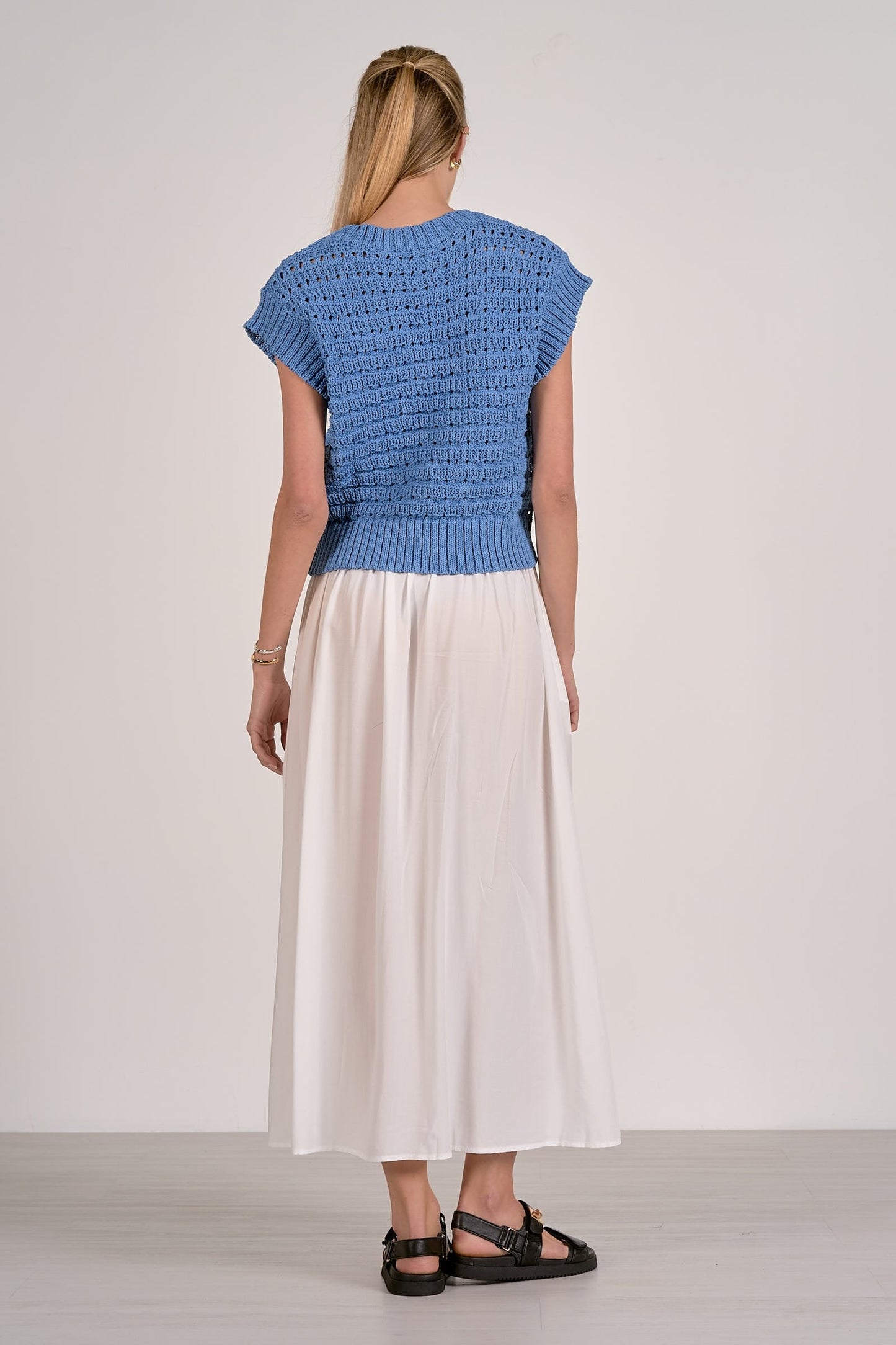 Vivi Midi Skirt White