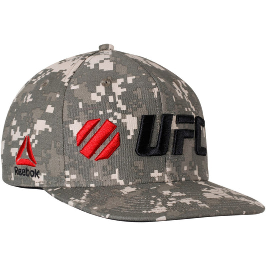 Reebok UFC Digital Camo Flat Brim Snapback Hat Hats
