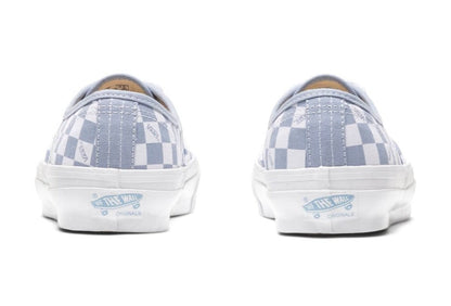 Vans Men's Vault Og Authentic Lx 'Checkerboard White Sky Blue' Sneakers