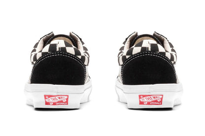 Vans Men's Vault Ua Og Old Skool Lx 'Checkerboard Black' Sneakers