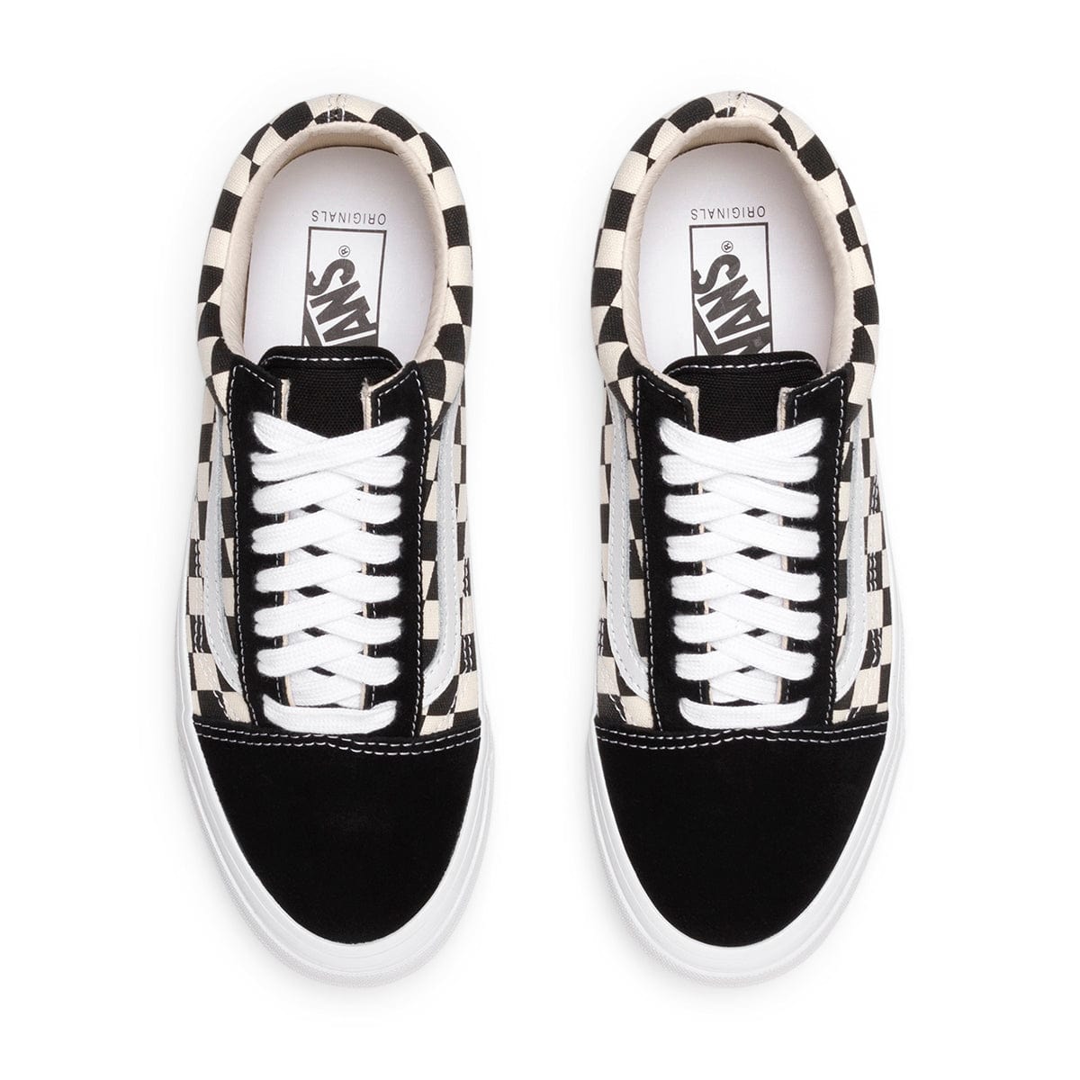 Vans Men's Vault Ua Og Old Skool Lx 'Checkerboard Black' Sneakers