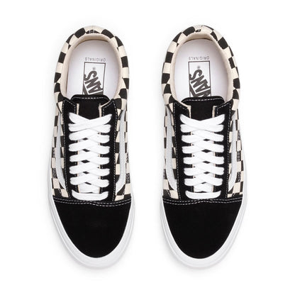 Vans Men's Vault Ua Og Old Skool Lx 'Checkerboard Black' Sneakers
