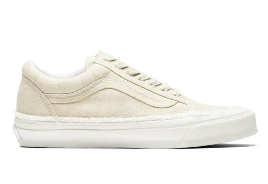 Men's Vans Og Old Skool Lx 'Raw Edge - Vintage White'