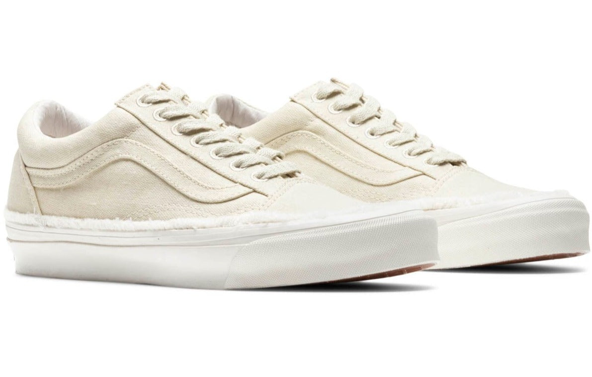 Men's Vans Og Old Skool Lx 'Raw Edge - Vintage White'