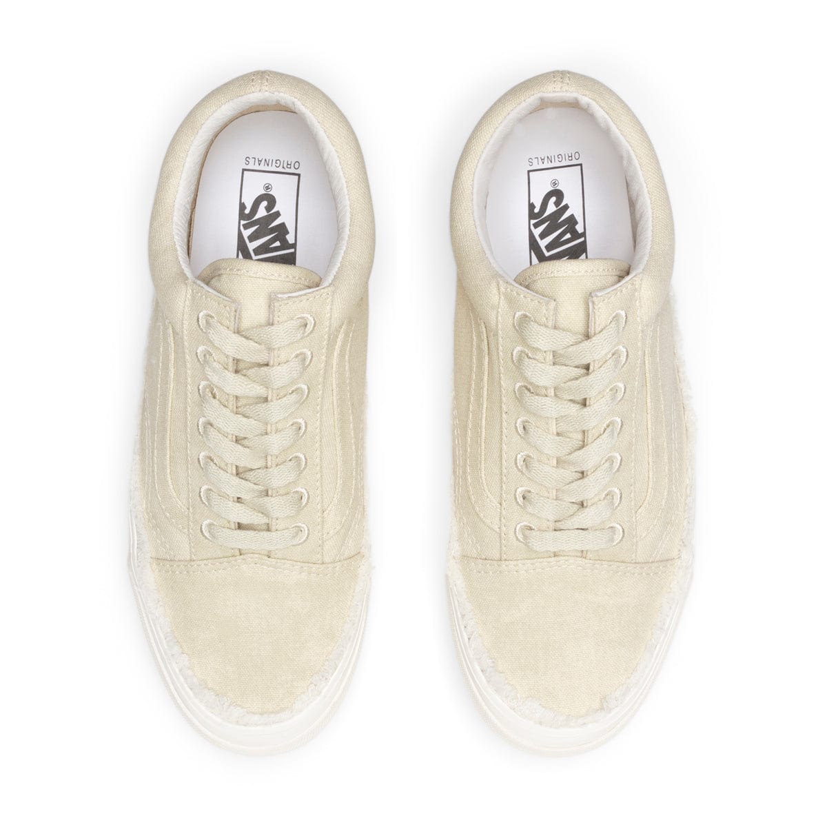 Men's Vans Og Old Skool Lx 'Raw Edge - Vintage White'