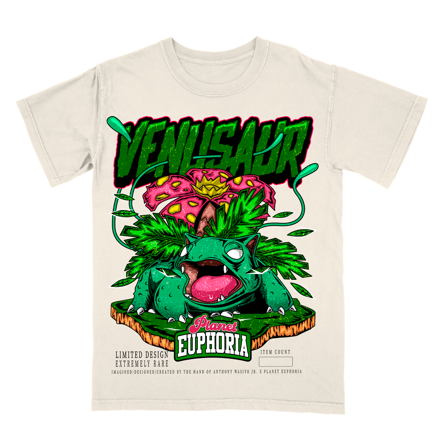 Venusaur Limited Edition Graphic T-Shirt