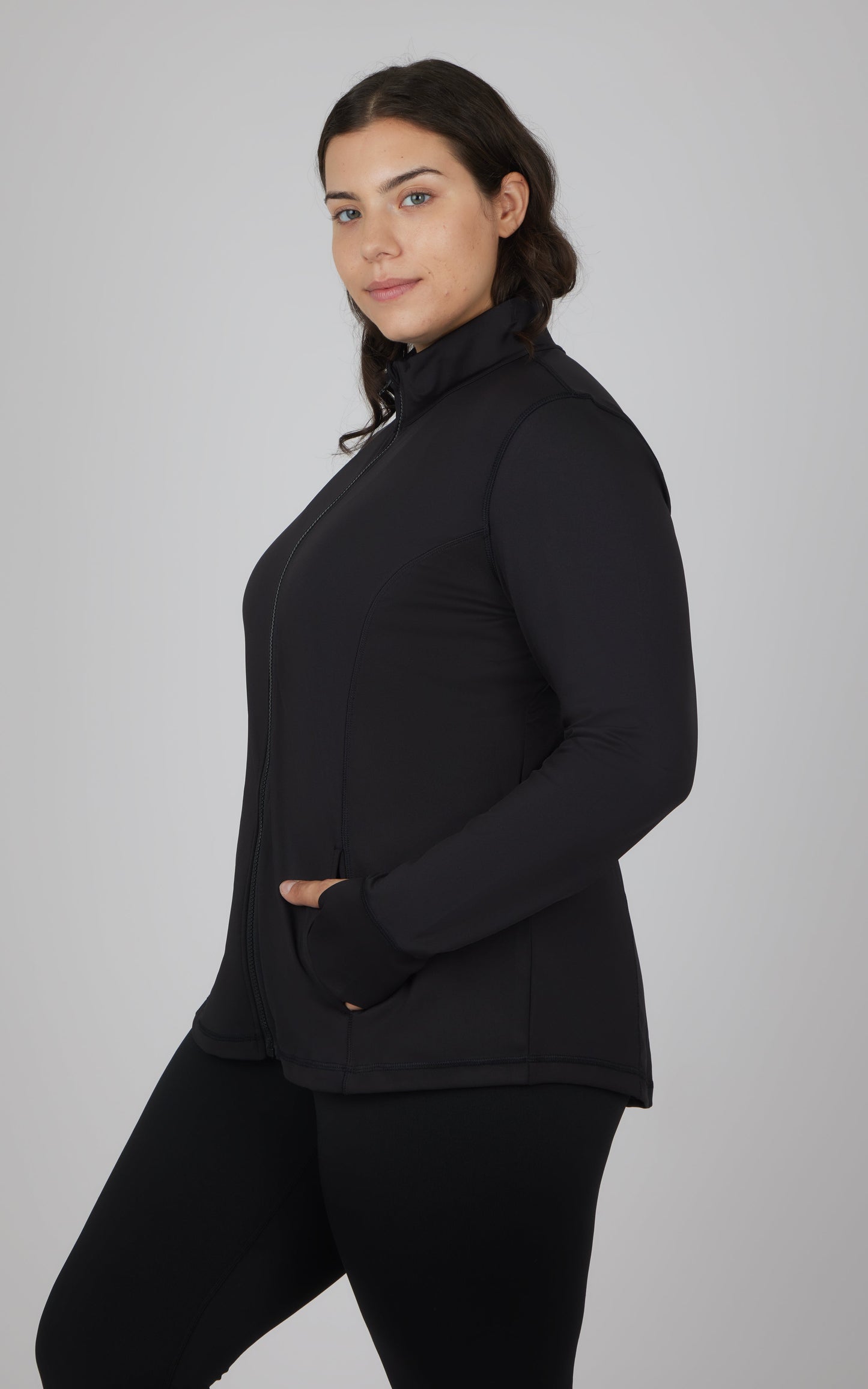 Plus Full Zip Jacket