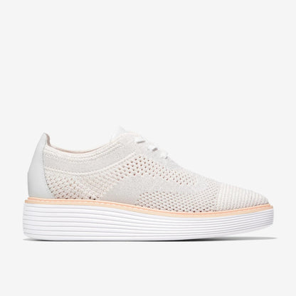 Cole Haan Womens Øriginalgrand Platform Wingtip Oxfords