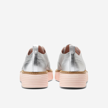 Cole Haan Womens Øriginalgrand Platform Wingtip Oxfords
