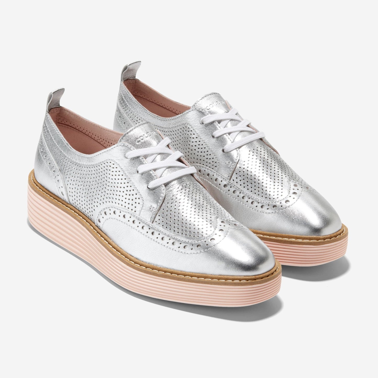 Cole Haan Womens Øriginalgrand Platform Wingtip Oxfords