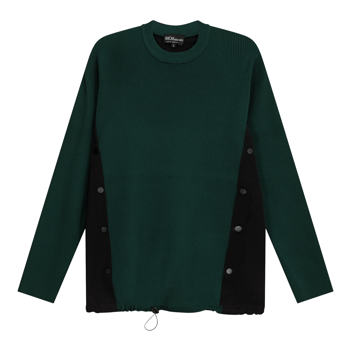 Ribbed Knit Maternity Combo Sweater