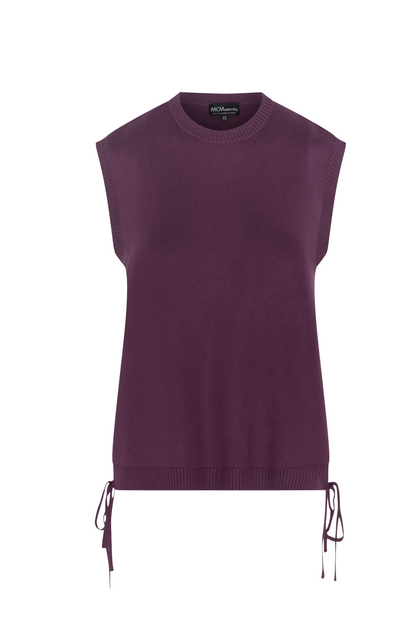 Maternity High Low Knit Vest