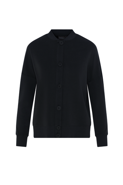 Maternity Cropped Sweat Shirt Cardigan