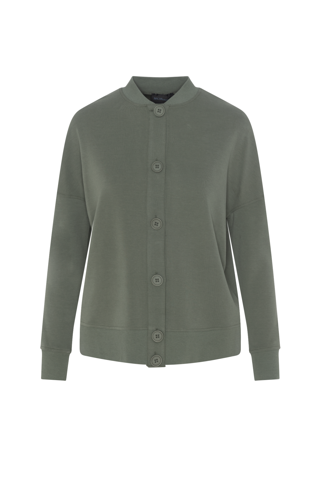 Maternity Cropped Sweat Shirt Cardigan