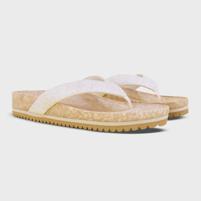 Fleks Unisex West Beach Flip Flop - Oatmeal