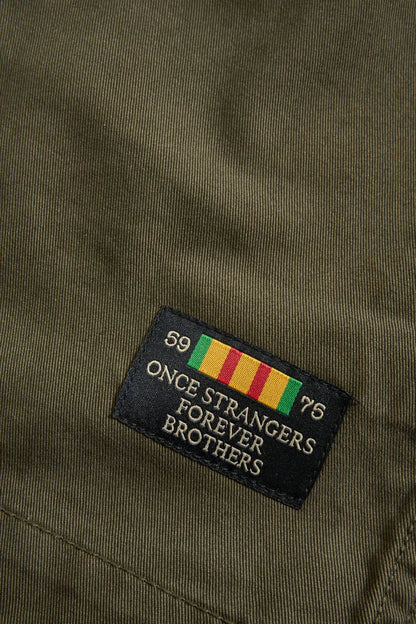 Jordan Craig Military Cargo Shirt - Army Green