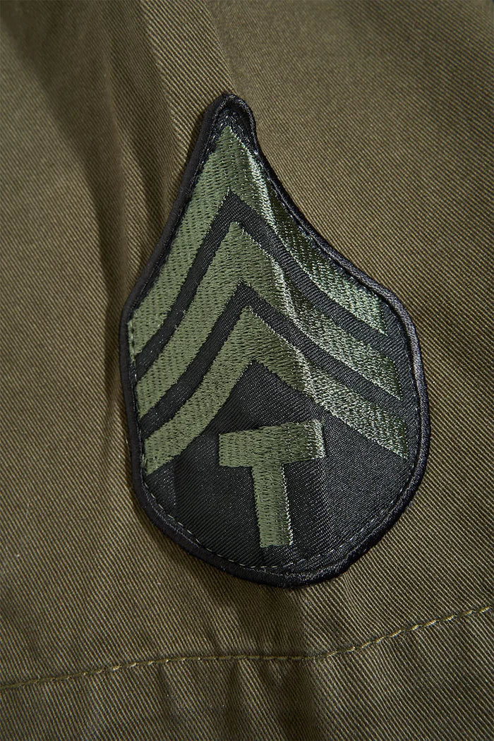 Jordan Craig Military Cargo Shirt - Army Green